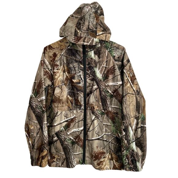 NWOT 10X Jacket YOUTH L Camo Realtree Xtra Green Vented Lightweight Performance - Picture 1 of 6
